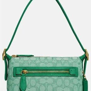 Coach Green Shoulder Bag